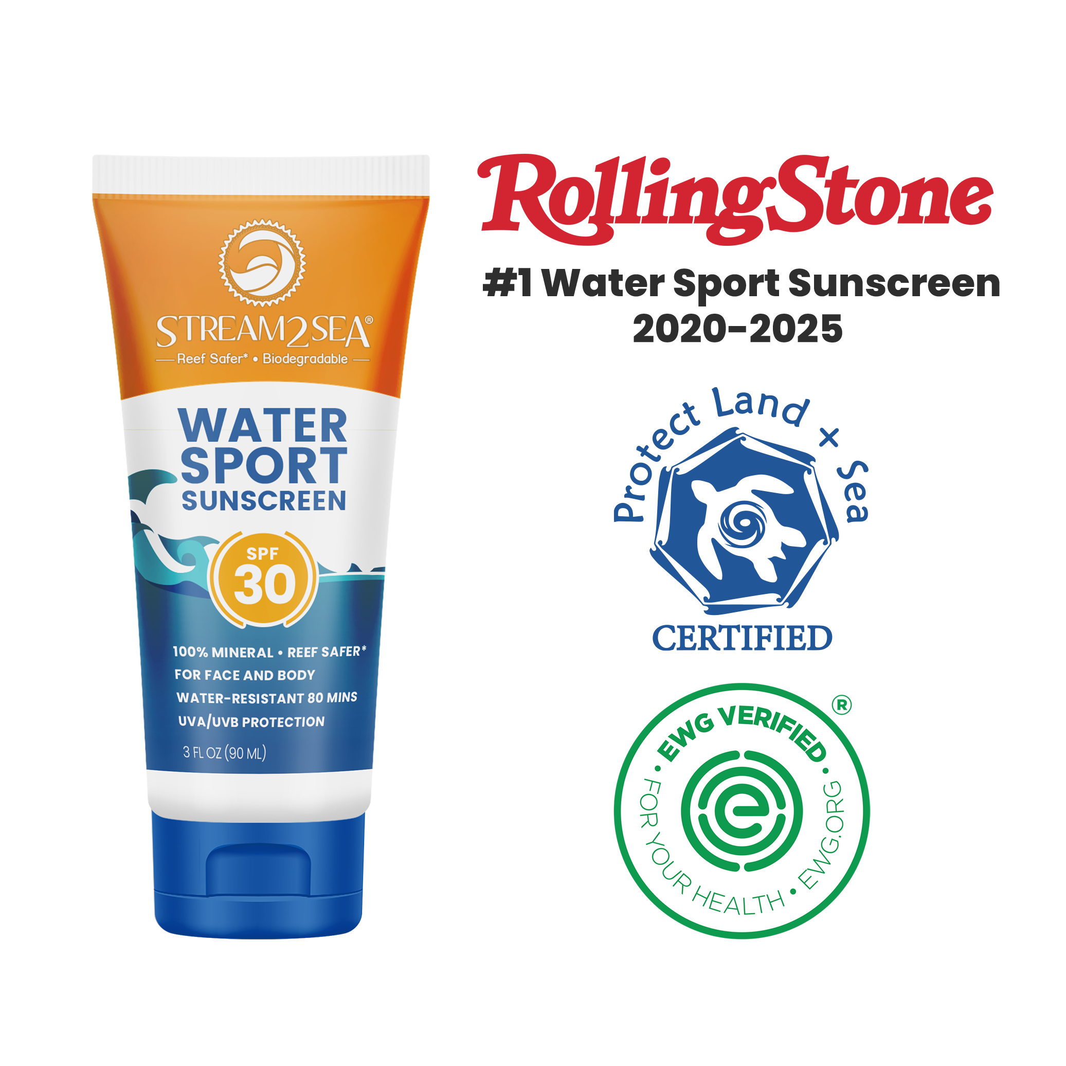 Stream2Sea Water Sport Sunscreen SPF 30
